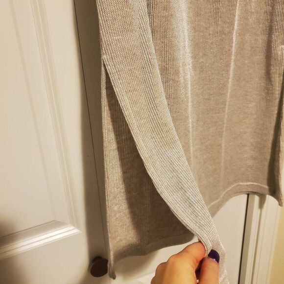 Surfival. Shimmer Knit, Stretchy, Resort Wear Beach Cover Midi Skirt- Size Mediu - Picture 4 of 8